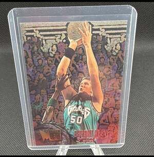 1995-96 Fleer Metal Bryant Reeves Rookie Card #205 Vancouver Grizzlies